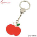 Venta caliente fruta de esmalte Apple Keychain (LM1319)